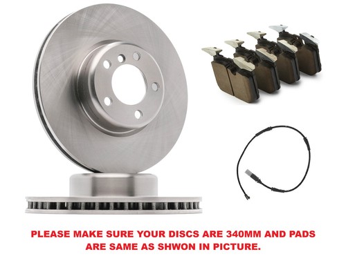 Front brake discs pads - front,