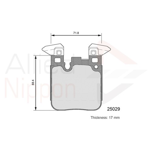 Brake pads set for - pads, 1