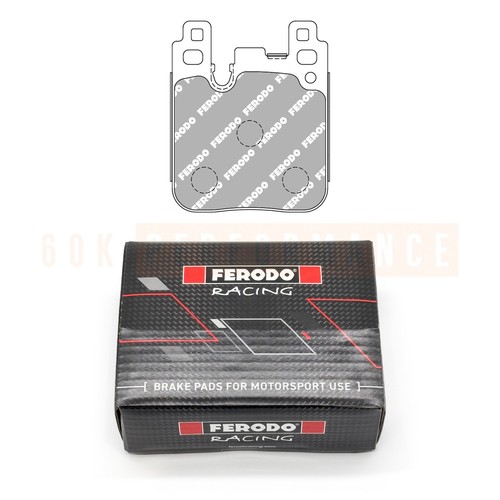 Rear ferodo ds2500 brake pads - ferodo,