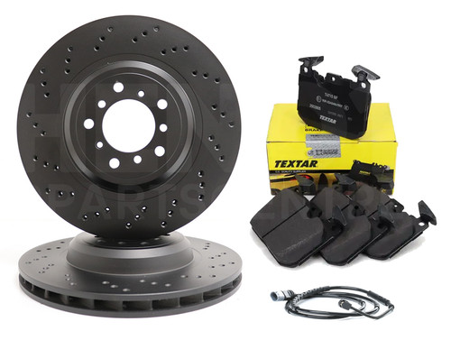 Front drilled brake discs - ,