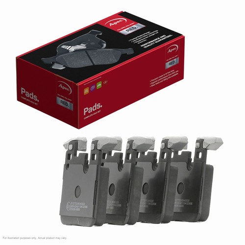 Apec rear brake pad set - set, for