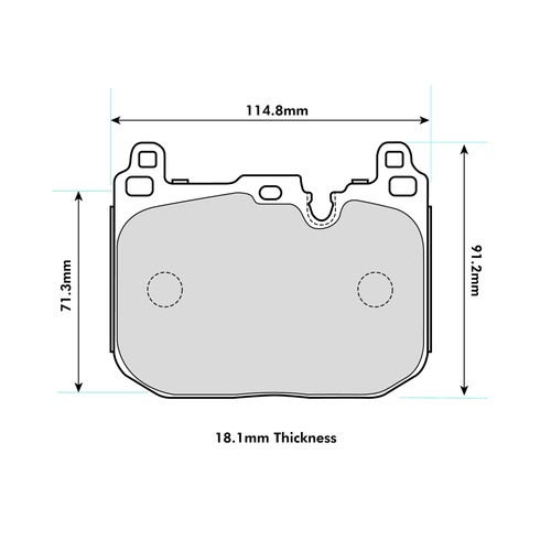 Ferodo ds1 front brake pads - ds1.11,